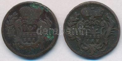 Erdély 1764-1765. 1Gr Cu (2x) T:3 ph., patina