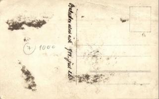 1914 Balatonalmádi, vitorlások, photo (EB)