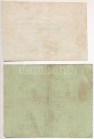 Rozsnyó 1849. 3kr "Rozsnyó város pénztári utalványa" + Rozsnyó 1849. 20kr "Rozsnyó vá...