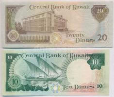 Kuvait 1968. 10D + 20D T:II,III
Kuwait 1968. 10 Dinars + 20 Dinars C:XF,F