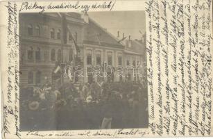 1906 Kassa, Kosice; II. Rákóczi Ferencz és bujdosó társai újratemetése /  the reburial ceremony of R...