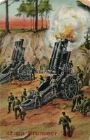 9 db RÉGI katonai motívumlap, vegyes minőség / 9 pre-1945 military motive cards, mixed quality