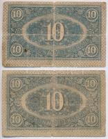 1919. július 15. 10K "frigiai sapka" (2x) T:III-,IV
Adamo K12