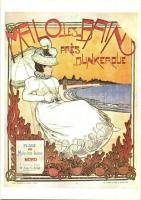 5 db MODERN használatlan francia reklámlap / 5 modern unused French advertisement postcards