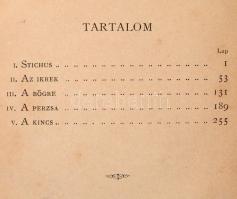 Plautus Vígjátékai 3. kötet. Fordította Csiky Gergely. Bp., 1885, Pfeifer Ferdinánd, 329 p. Kiadói f...