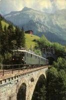 10 db MODERN külföldi vasutas, vonatos képeslap / 10 modern European railway and trains postcards