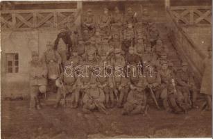 1916 K.u.K. katonai csoportkép / WWI K.u.K. military group photo