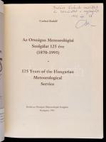 Czelnai Rudolf: Az Országos Meteorológiai Szolgálat 125 éve (1870-1995). Bp., 1995, Országos Meteoro...