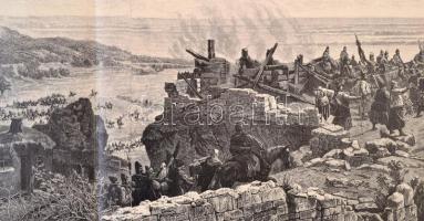 1895 A magyarok bejövetele. Feszty Árpád körképe. Feszty Árpád festménye után metszette Morelli Gusz...