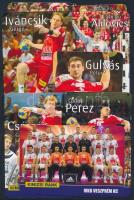 2012 Reklámos kártyanaptárak a veszprémi kézilabda csapatról, 8 db színes naptár
