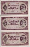 1945. 100P (5x) sorszámkövetők T:I