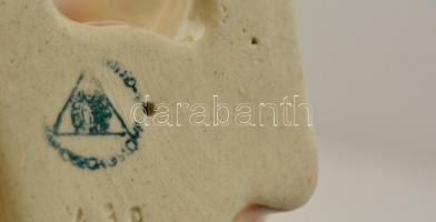 Royal Dux spániel, kézzel festett, jelzett, hibátlan, m: 13,5 cm