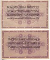 1946. 100.000AP (2x) elcsúszott hátlapi nyomattal T:III szakadás