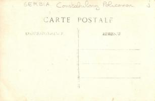 Szerb csendőrök / Gendarmes Serbes / Serbian gendarmes, constabulary policemen, photo