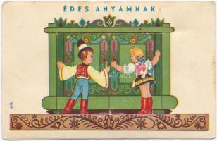 10 db RÉGI különbözőféle üdvözlőlap, vegyes minőség / 10 pre-1945 greeting cards, mixed quality