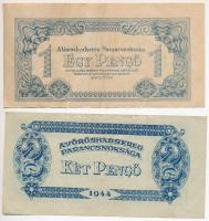 1944. 1P "A Vöröshadsereg Parancsnoksága" + 1944. 2P "A Vöröshadsereg Parancsnoksága" T:II,III