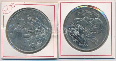 Vegyes: Gibraltár 1980. 1C Cu-Ni "Nelson halálának 175. évfordulója" + Szent Ilona & A...