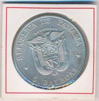 Panama 1972. 5B Ag "F.A.O." T:1-,2 kis patina Panama 1972. 5 Balboas Ag "F.A.O." C:UNC,XF small patina Krause KM#30