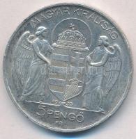 1939. 5P Ag "Horthy balra" T:2 ph.
Adamo P8.2