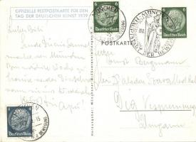 1939 Tag der Deutschen Kunst, München / German Art Exhibition, NS propaganda, "1939 Haupstadt d...