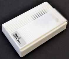 Vezetékes dallamos kapucsengő, 16 dallamos, elemmel, működik, eredeti dobozában, leírással