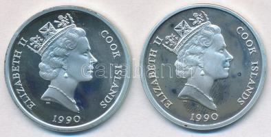 Cook-szigetek 1990. 10$ Ag "Világ veszélyeztetett vadon élő állatai - Tigris" + 10$ Ag &qu...