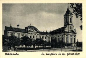 Békéscsaba - 6 db RÉGI városképes lap, vegyes minőség / 6 pre-1945 town-view postcards, mixed qualit...