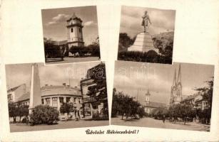 Békéscsaba - 11 db VEGYES városképes lap, vegyes minőség / 11 MIXED town-view postcards, mixed quality