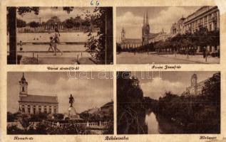 Békéscsaba - 11 db VEGYES városképes lap, vegyes minőség / 11 MIXED town-view postcards, mixed quali...