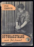 Bútorasztalos. Szerk.: Pál Armand. Ipari szakkönyvtár. Bp., 1962, Műszaki Könyvkiadó. Harmadik, bővített kiadás. Kiadói papírkötés, ábrákkal és képekkel illusztrált, gerincén kis sérüléssel, egyébként jó állapotban.