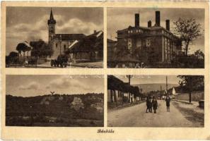 Bánhida - 5 db RÉGI városképes lap, Turul, vegyes minőség / 5 pre-1945 town-view postcards, mixed qu...