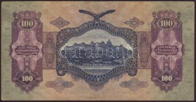 1930-41. 10P,20P,50P,100P zöld nyilaskeresztes felülbélyegzéssel T:II