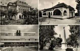 Cegléd - 7 db főleg RÉGI városképes lap / 7 mostly pre-1945 town-view postcards