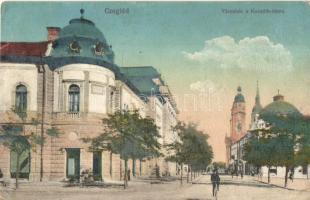 Cegléd - 7 db főleg RÉGI városképes lap / 7 mostly pre-1945 town-view postcards