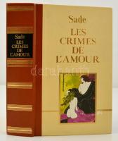 Sade: Les crimes de lamour. Párizs, 1978, Prodifu. Félműbőr kötésben, jó állapotban.