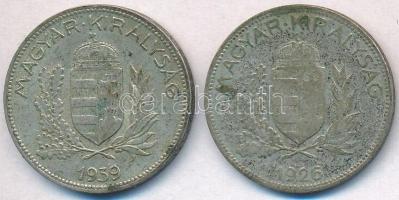 1926-1939. 1P Ag (2xklf) T:2,2- patina
