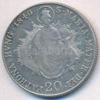 1840B 20kr Ag "V. Ferdinánd" T:2-,3
 Huszár: 2081., Unger III.: 1419