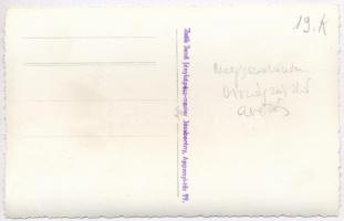 1940 Nagyszalonta, Salonta; Országzászló avatás, honleányok / Hungarian Flag inauguration, women, Zs...