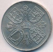 Vegyes: Nagy-Britannia 1953. 5Sh (Crown) Cu-Ni "II. Erzsébet királynő koronázása" + Niue 1...