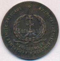 1867. "Honvéd Emlék - Az 1867. évi honvéd egyletek alakításának emlék zálogául / Éljen a haza és az alkotmány" Br emlékérem (20,12g/39,5mm) T:2,2-