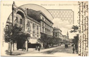 Budapest VI. Nagymező utca 17. Fővárosi Orfeum, Art Nouveau, Divald Károly 643. sz. (EK)