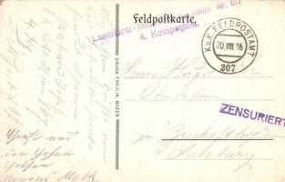 1916 August 18., Den Helden der Tiroler Front zum Geburstage unseres Kaisers gewidmet von den Kriegs...