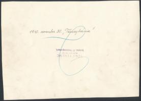 1940 Transylvania bál, résztvevő fiatalok csoportképe 23x16 cm