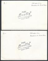 1941 Anna főhercegnő a Légoltalmi Liga bemutatóján a Hernád utcában. 3 db feliratozott fotó 18x12 cm