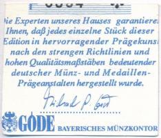 Németország 1991. "Friedrich II der Grosse (A nagy II Frigyes)" aranyozott Cu-Ni emlékérem...