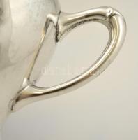 Ezüst(Ag) gyümölcsmintás tálka, jelzett, d: 7 cm, nettó: 26,7 g