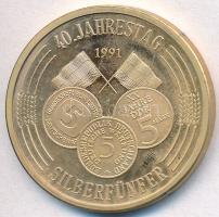 NDK 1990A 20M Cu-Ni "A Brandenburgi kapu megnyitása" + 1992. "40. Jahrestag Silberfün...