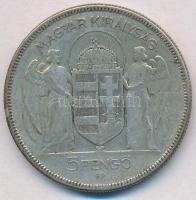 1930. 5P Ag "Horthy jobbra" T:2-,3
Adamo P8