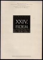 L. Kovásznai Viktória (szerk.): Fidem '94 XXIV. - Kongresszus és Nemzetközi Éremművészeti Kiállítás. Budapest, 1994. Használt, jó állaptoban