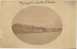 1907 Budapest III. Óbuda, Hajógyár, photo (r)